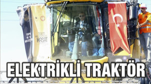 Erdoğan, yerli ‘elektrikli traktör’ deneme sürüşünü gerçekleştirdi