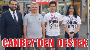CANBEY’DEN KONSERE DESTEK