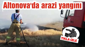 Altonova'da arazi yangını