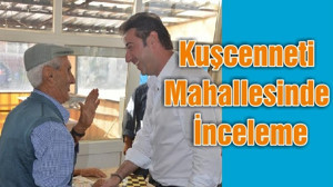 Kuşcenneti Mahallesinde İnceleme