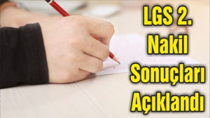 LGS 2. Nakil Sonuçları açıklandı