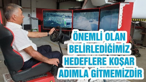 ÖNEMLİ OLAN BELİRLEDİĞİMİZ HEDEFLERE KOŞAR ADIMLA GİTMEMİZDİR