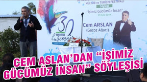 CEM ASLAN’DAN “İŞİMİZ GÜCÜMÜZ İNSAN” SÖYLEŞİSİ