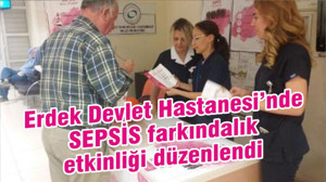 Erdek Devlet Hastanesi’nde SEPSİS farkındalık etkinliği düzenlendi
