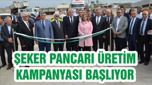 ŞEKER PANCARI ÜRETİM KAMPANYASI BAŞLIYOR