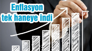 Enflasyon tek haneye indi
