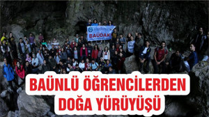 BAÜNLÜ ÖĞRENCİLERDEN DOĞA YÜRÜYÜŞÜ