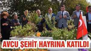 AVCU ŞEHİT HAYRINA KATILDI