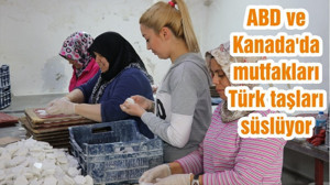 ABD ve Kanada'da mutfakları Türk taşları süslüyor