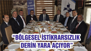 “BÖLGESEL İSTİKRARSIZLIK DERİN YARA AÇIYOR”