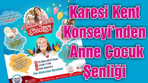 Karesi Kent Konseyi’nden Anne Çocuk Şenliği
