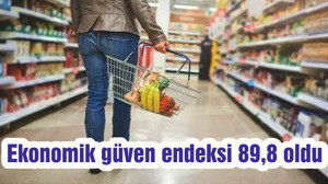 Ekonomik güven endeksi 89,8 oldu