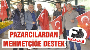 PAZARCILARDAN MEHMETÇİĞE DESTEK
