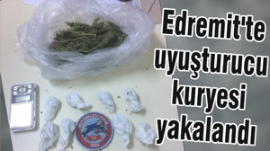 Edremit'te uyuşturucu kuryesi yakalandı