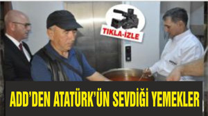 ADD’DEN ATATÜRK’ÜN SEVDİĞİ YEMEKLER