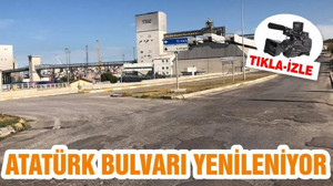 ATATÜRK BULVARI YENİLENİYOR