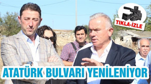 ATATÜRK BULVARI YENİLENİYOR