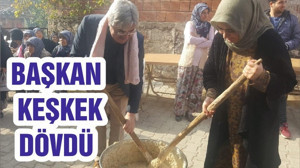BAŞKAN KEŞKEK DÖVDÜ