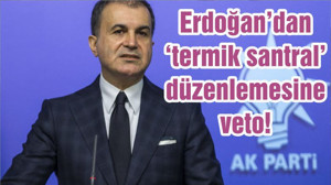 Erdoğan’dan ‘termik santral’ düzenlemesine veto!