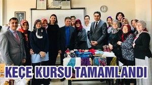 KEÇE KURSU TAMAMLANDI