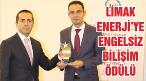 LİMAK ENERJİ’YE ENGELSİZ BİLİŞİM ÖDÜLÜ
