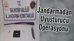 Jandarmadan Uyuşturucu Operasyonu