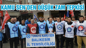 KAMU SEN’DEN DÜŞÜK ZAM TEPKİSİ