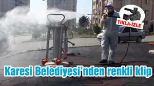 Karesi Belediyesi'nden renkli klip