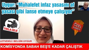 Uygur: "Muhalefet infaz yasasını af yasası gibi lanse etmeye çalışıyor"