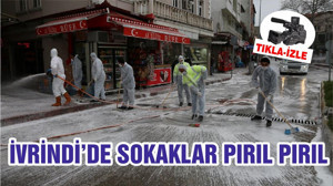 İVRİNDİ’DE SOKAKLAR PIRIL PIRIL