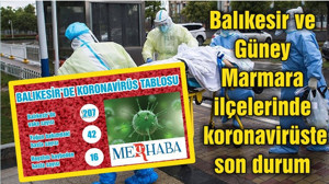 Balıkesir ve Güney Marmara ilçelerinde koronavirüste son durum