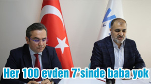 Her 100 evden 7’sinde baba yok