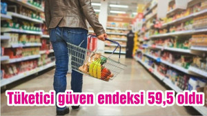 Tüketici güven endeksi 59,5 oldu