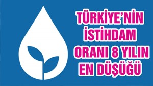 TÜRKİYE’NİN İSTİHDAM ORANI 8 YILIN EN DÜŞÜĞÜ