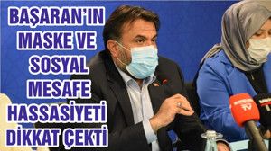 BAŞARAN’IN MASKE VE SOSYAL MESAFE HASSASİYETİ DİKKAT ÇEKTİ
