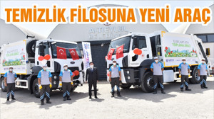 TEMİZLİK FİLOSUNA YENİ ARAÇ