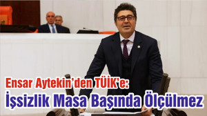 Ensar Aytekin’den TÜİK’e: İşsizlik Masa Başında Ölçülmez