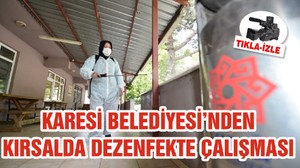 KARESİ BELEDİYESİ VİRÜS MÜCADELESİNİ SÜRDÜRÜYOR