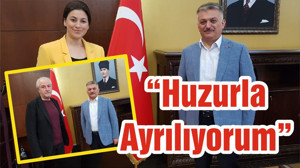 “Huzurla Ayrılıyorum”