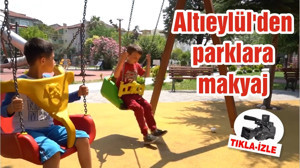 Altıeylül'den parklara makyaj