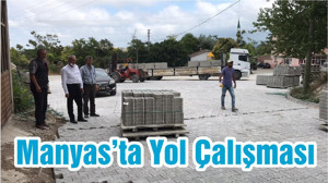 Manyas’ta Yol Çalışması