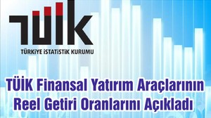 TÜİK Finansal Yatırım Araçlarının Reel Getiri Oranlarını Açıkladı