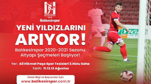 BALIKESİRSPORDA ALTYAPI SEÇMELERİ BAŞLADI