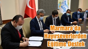 Marmara’da Hayırseverlerden Eğitime Destek