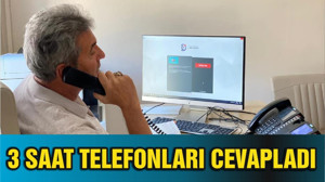 3 SAAT TELEFONLARI CEVAPLADI