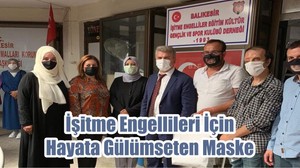 İşitme Engellileri İçin Hayata Gülümseten Maske