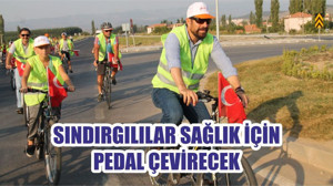 SINDIRGILILAR SAĞLIK İÇİN PEDAL ÇEVİRECEK