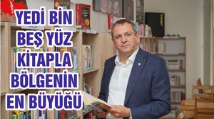 YEDİ BİN BEŞ YÜZ KİTAPLA BÖLGENİN EN BÜYÜĞÜ