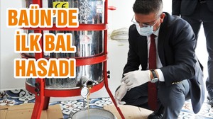 BAÜN’DE İLK BAL HASADI