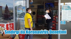 Sındırgı'da Koronavirüs Denetimi